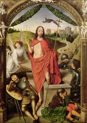 La Resurrección, panel central del Tríptico de la Resurrección, c.1485-90